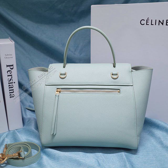 Celine女包 賽琳掌紋牛皮中號手提包 Celine belt bag鯰魚包 189153  slyd2050